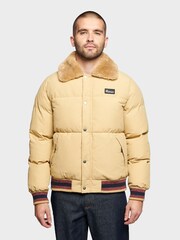 Penfield Brown Mens Archive Padded Bomber Jacket - Image 1 of 10