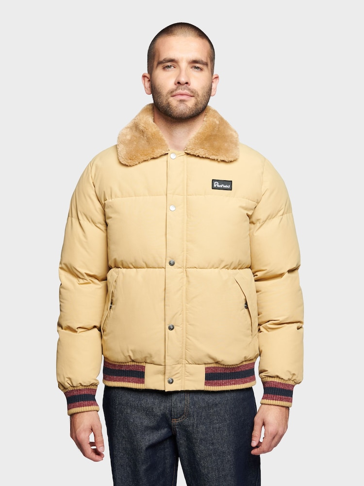 Penfield Brown Mens Archive Padded Bomber Jacket - Image 1 of 10