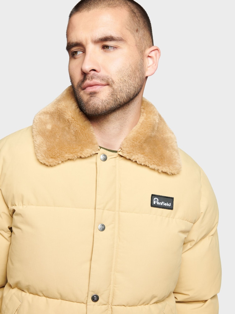 Buy Penfield Brown Mens Archive Padded Bomber Jacket from the Next 