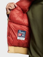 Penfield Brown Mens Archive Padded Bomber Jacket - Image 5 of 10