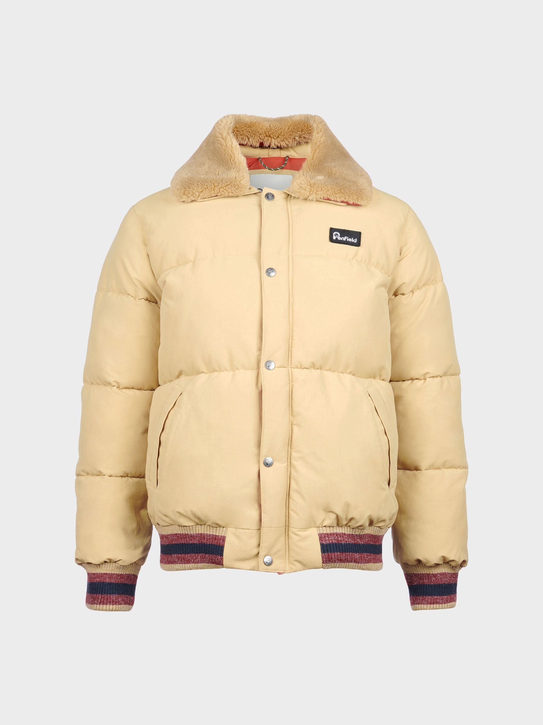 Buy Penfield Brown Mens Archive Padded Bomber Jacket from Next USA