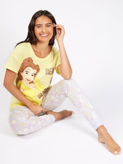 Character Grey Disney Beauty and the Beast Long Leg Pyjama Set - Image 1 of 3