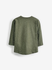 Khaki Green Long Sleeve T-Shirts 5 Pack (3mths-7yrs) - Image 7 of 7