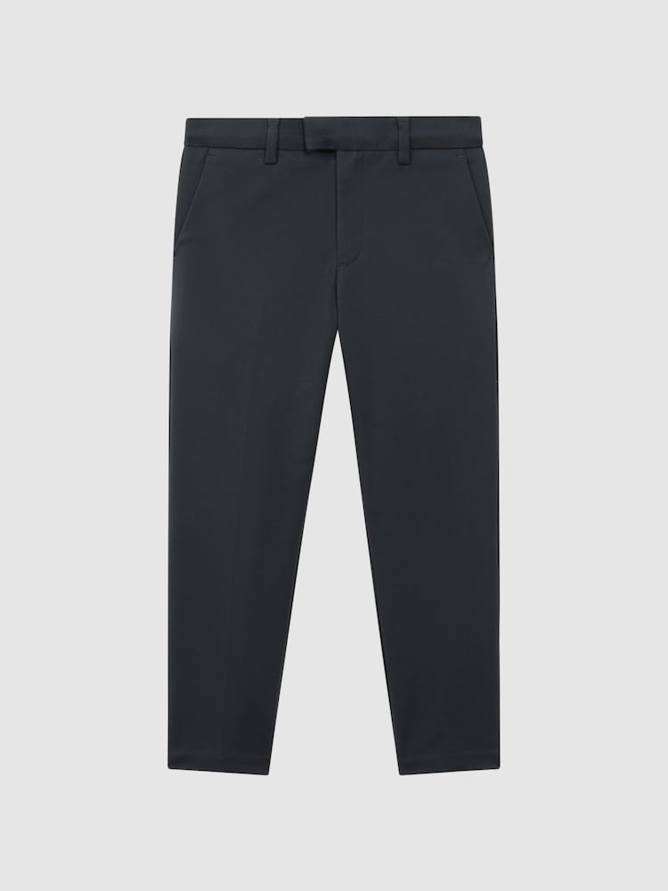 Reiss Steel Blue Eastbury Slim Fit Chinos - Image 2 of 6