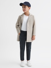 Reiss Steel Blue Eastbury Slim Fit Chinos - Image 3 of 6
