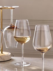 Set of 4 Natural Smoked Kya Tapered Wine Glasses - Image 1 of 5