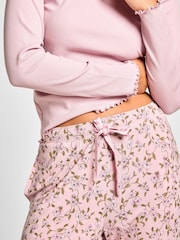 Rožinė - Hunkemöller Jersey Pyjama Bottoms - 2 paveikslėlis iš 5