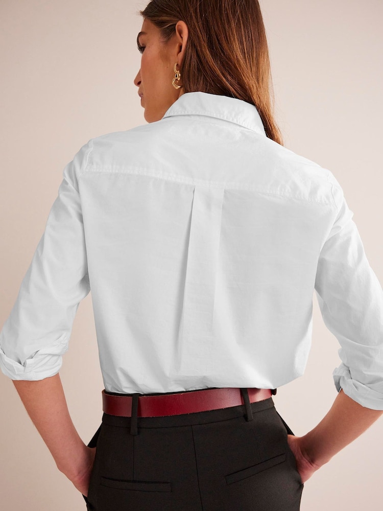 Boden White Sienna 100% Cotton Shirt - Image 2 of 5 Boden White Sienna 100% Cotton Shirt - Image 2 of 5