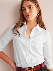 Boden White Sienna 100% Cotton Shirt - Image 3 of 5