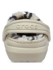 Crocs Cream Kids Classic Lined Clog - Image 4 of 5