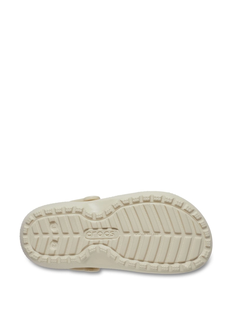 Crocs Cream Kids Classic Lined Clog - Image 5 of 5 Crocs Cream Kids Classic Lined Clog - Image 5 of 5