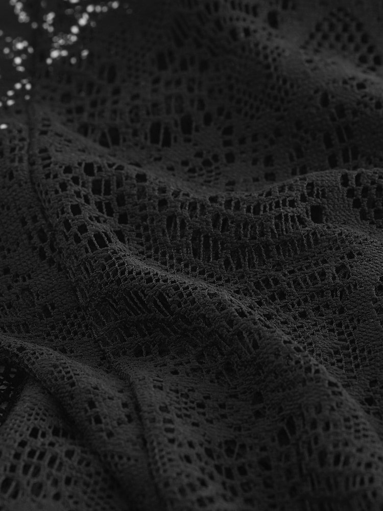 Victoria's Secret Black Lace Beach Trousers - Image 6 of 6 Victoria's Secret Black Lace Beach Trousers - Image 6 of 6