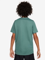 Nike khaki Green Dri-FIT Miler T-Shirt - Image 2 of 5