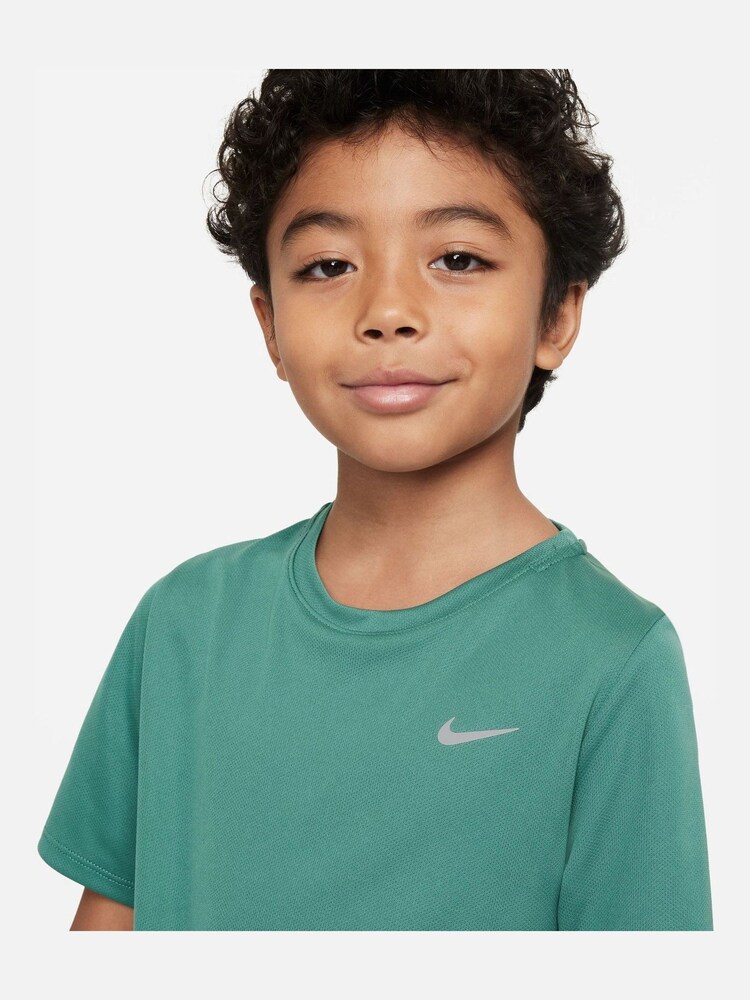 Vert kaki - T-shirt Nike Dri-Fit Miler - Image 3 of 5