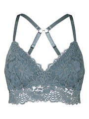 Hunkemoller Grey Andrea Padded Non-Wired Bra - Image 4 of 5