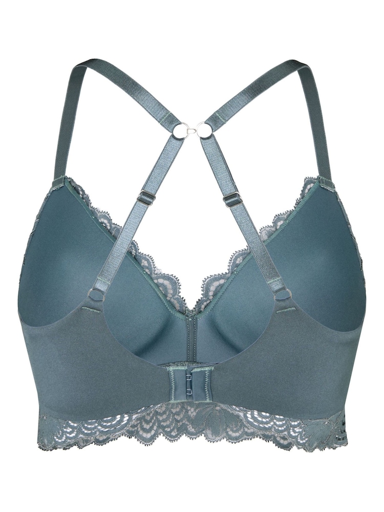 Hunkemoller Grey Andrea Padded Non-Wired Bra - Image 5 of 5 Hunkemoller Grey Andrea Padded Non-Wired Bra - Image 5 of 5