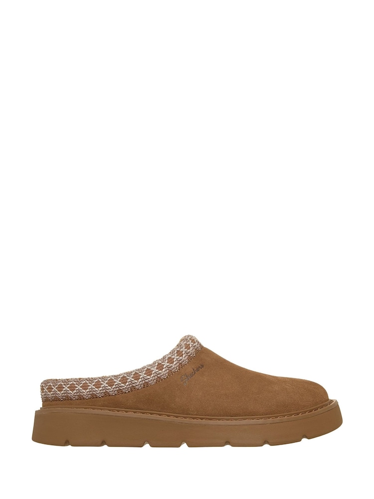 Skechers Brown Keepsakes Cozy Cascade Slippers - Image 1 of 3