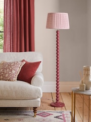 Red Bobbin Floor Lamp - Image 2 of 5