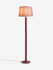 Red Bobbin Floor Lamp - Image 4 of 5