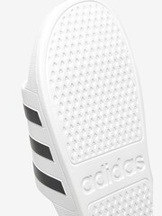 adidas OFf White Sportswear Adilette Aqua Slides - Image 3 of 5