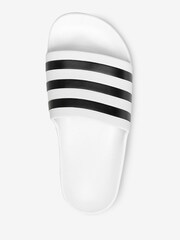 adidas OFf White Sportswear Adilette Aqua Slides - Image 4 of 5