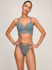 Hunkemöller Blue Andrea Brazilian Knickers - Image 1 of 5