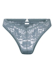Hunkemöller Blue Andrea Brazilian Knickers - Image 4 of 5