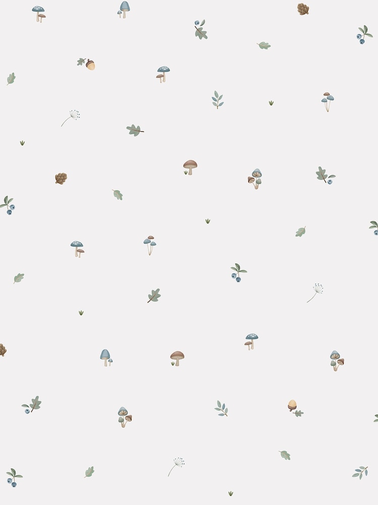 Little Dutch Whiteblue Forest Treasures 10M Wallpaper - Image 2 of 5