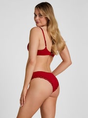 Hunkemoller Red Brazilian Lola Knickers - Image 2 of 5