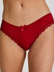 Hunkemoller Red Brazilian Lola Knickers - Image 3 of 5