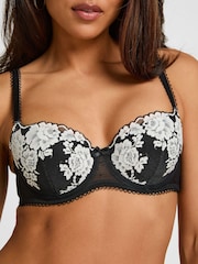 Hunkemoller Black Padded Underwired Bra - Image 2 of 5