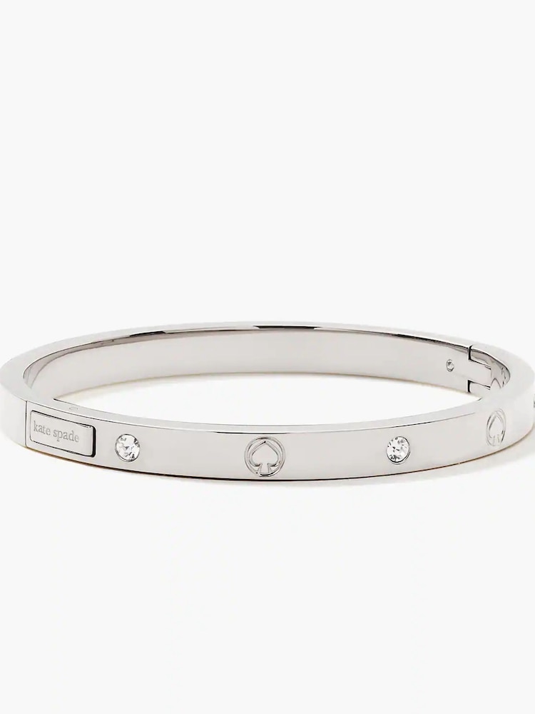 Kate Spade New York Infinite Crystal Engraved Bangle - Image 2 of 3