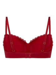 Hunkemoller Red Wired Lola Padded Bra - Image 5 of 5