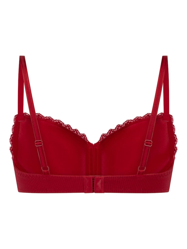 Hunkemoller Red Wired Lola Padded Bra - Image 5 of 5