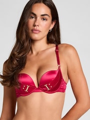 Hunkemöller Red Maximizer Colette Bra - Image 1 of 5