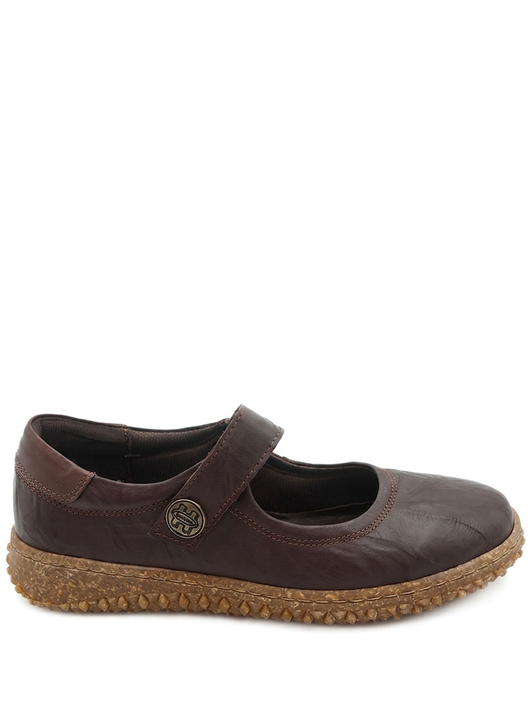 Brun - Pavers Loretta By Leather Mary Janes Shoes - Bilde 1 av 5 Brun - Pavers Loretta By Leather Mary Janes Shoes - Bilde 1 av 5