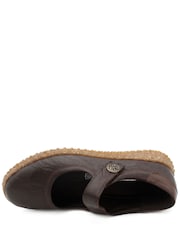 Brun - Pavers Loretta By Leather Mary Janes Shoes - Bilde 3 av 5