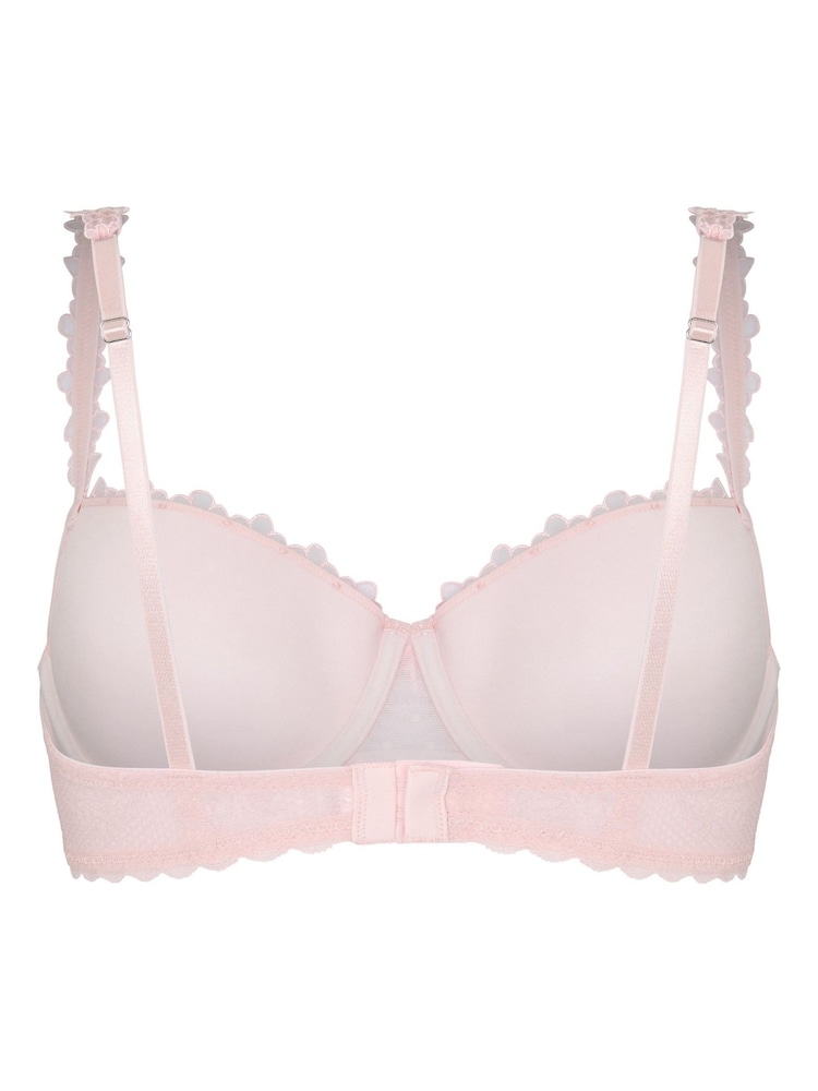 Hunkemoller Pink Padded Underwired Eleanora Bra - Image 4 of 4 Hunkemoller Pink Padded Underwired Eleanora Bra - Image 4 of 4
