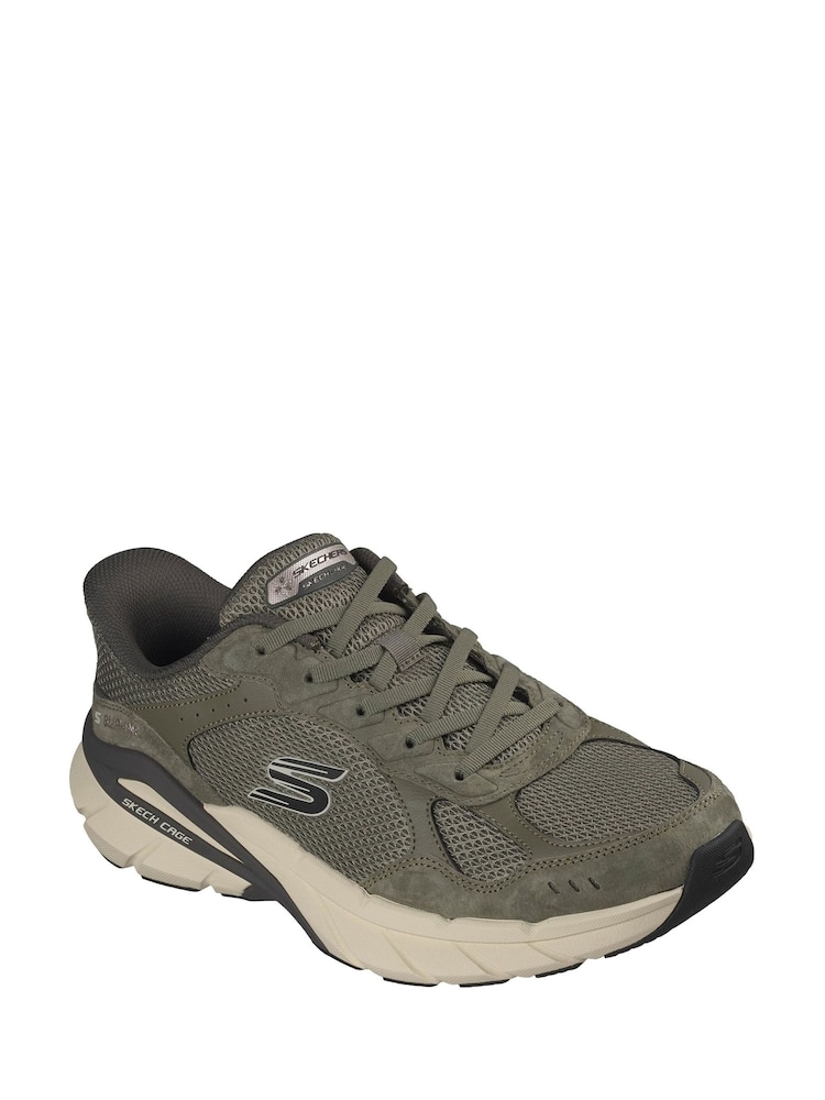 Skechers Green Skech Cage Lexon Trainers - Image 1 of 3 Skechers Green Skech Cage Lexon Trainers - Image 1 of 3