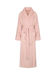Hunkemoller Pink Soft Fleece Bathrobe - Image 4 of 5