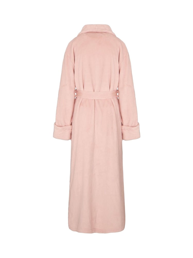 Hunkemoller Pink Soft Fleece Bathrobe - Image 5 of 5 Hunkemoller Pink Soft Fleece Bathrobe - Image 5 of 5