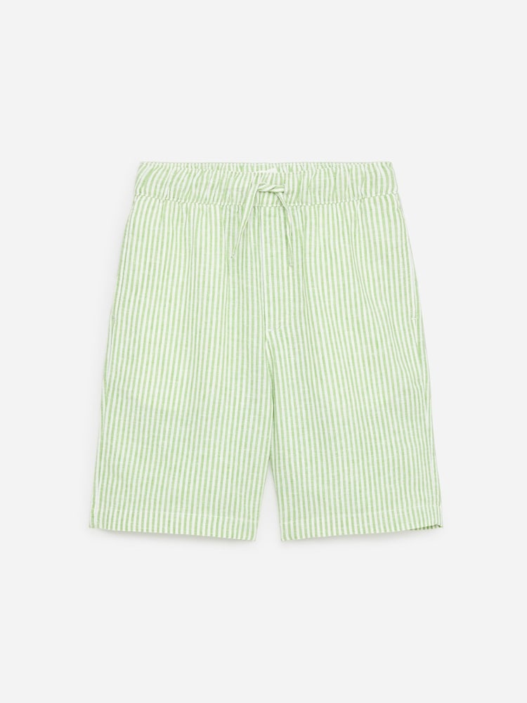 ARKET Green Linen Shorts - Image 1 of 1 ARKET Green Linen Shorts - Image 1 of 1