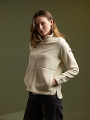 Trespass Cream Chatty Full Zip Borg Fleece - Image 4 of 6