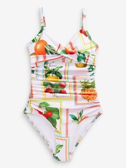 Green/White Fruit Tummy Control Swimsuits 2 Pack - Image 7 of 7