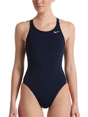 Nike Blue Hydrastrong Solid Fastback Swimsuit - Image 4 of 8