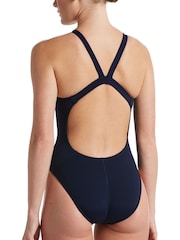 Nike Blue Hydrastrong Solid Fastback Swimsuit - Image 5 of 8