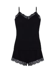 Hunkemoller Black Nana Pyjamas Set - Image 4 of 5