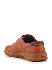 Pavers Tan Brown Loretta By Leather Trainers - Image 3 of 5