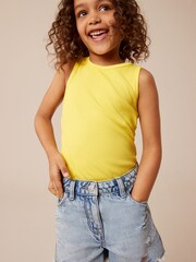 Yellow Rib Vest (3-16yrs) - Image 1 of 6