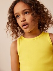 Yellow Rib Vest (3-16yrs) - Image 3 of 6